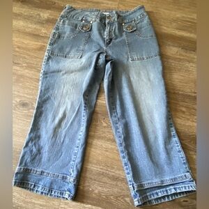 Carolina Blues Short Capris‎ Women’s Size 12 Jeans Stretch